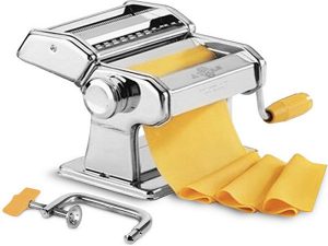 homemade pasta with machine