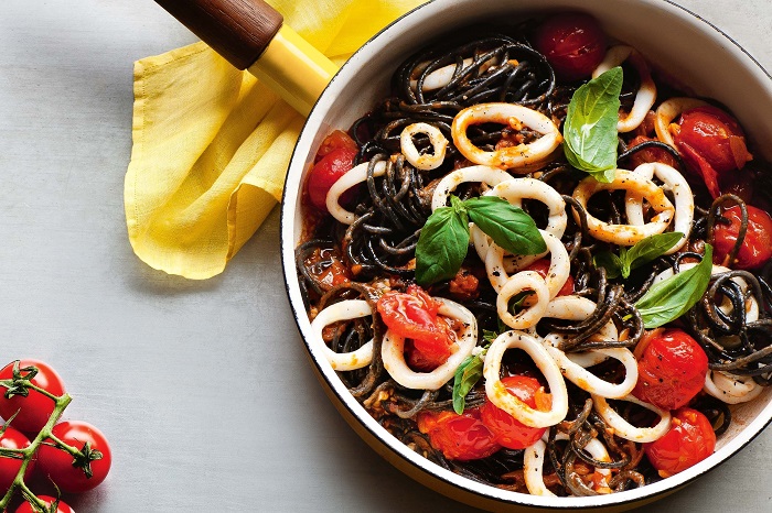The delicious squid pasta recipe