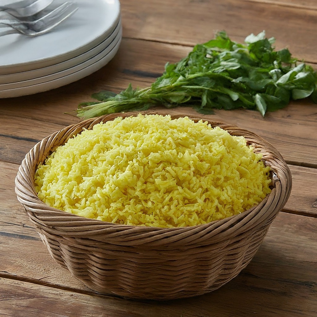healthy yellow butter rice recipe