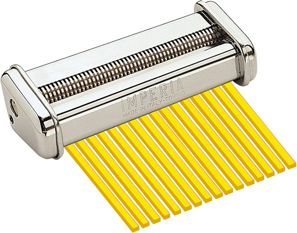 Imperia angel hair pasta cutter attachment made of durable Italian stainless steel