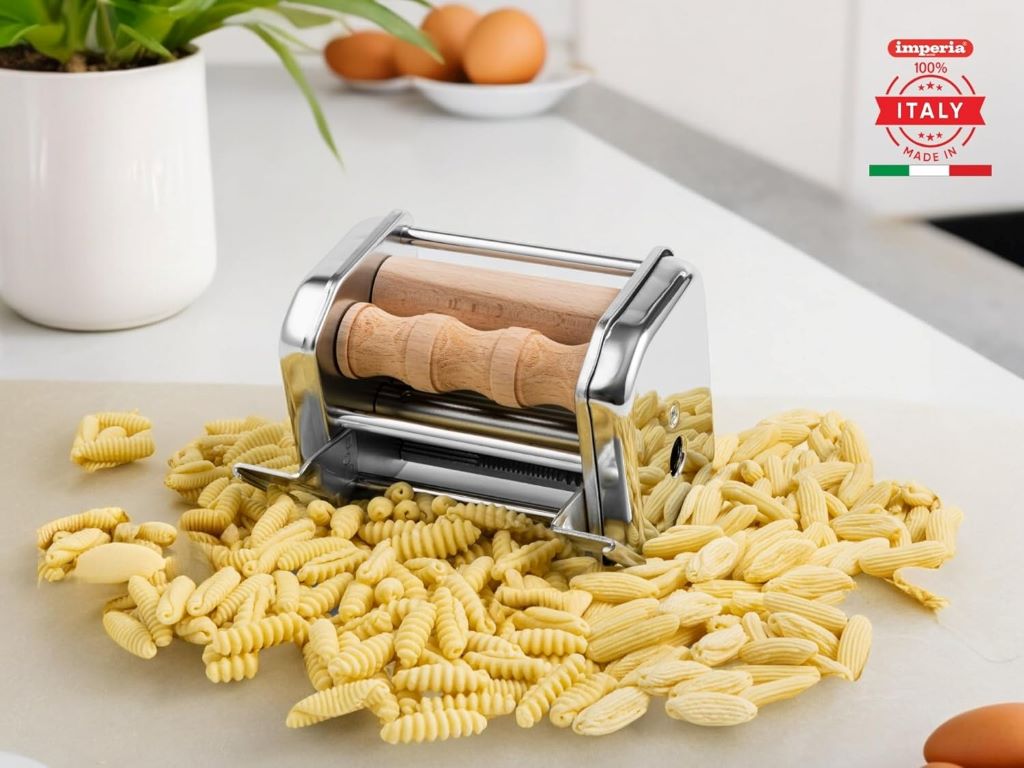 Easy-to-use Imperia Mille pasta machine accessory for authentic Italian gnocchi and cavatelli