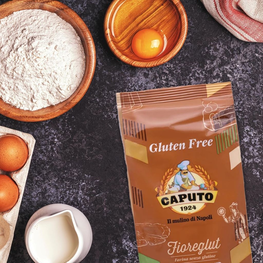 Bag of Antimo Caputo Gluten-Free Pizza Flour for baking pizza, bread, and pasta.