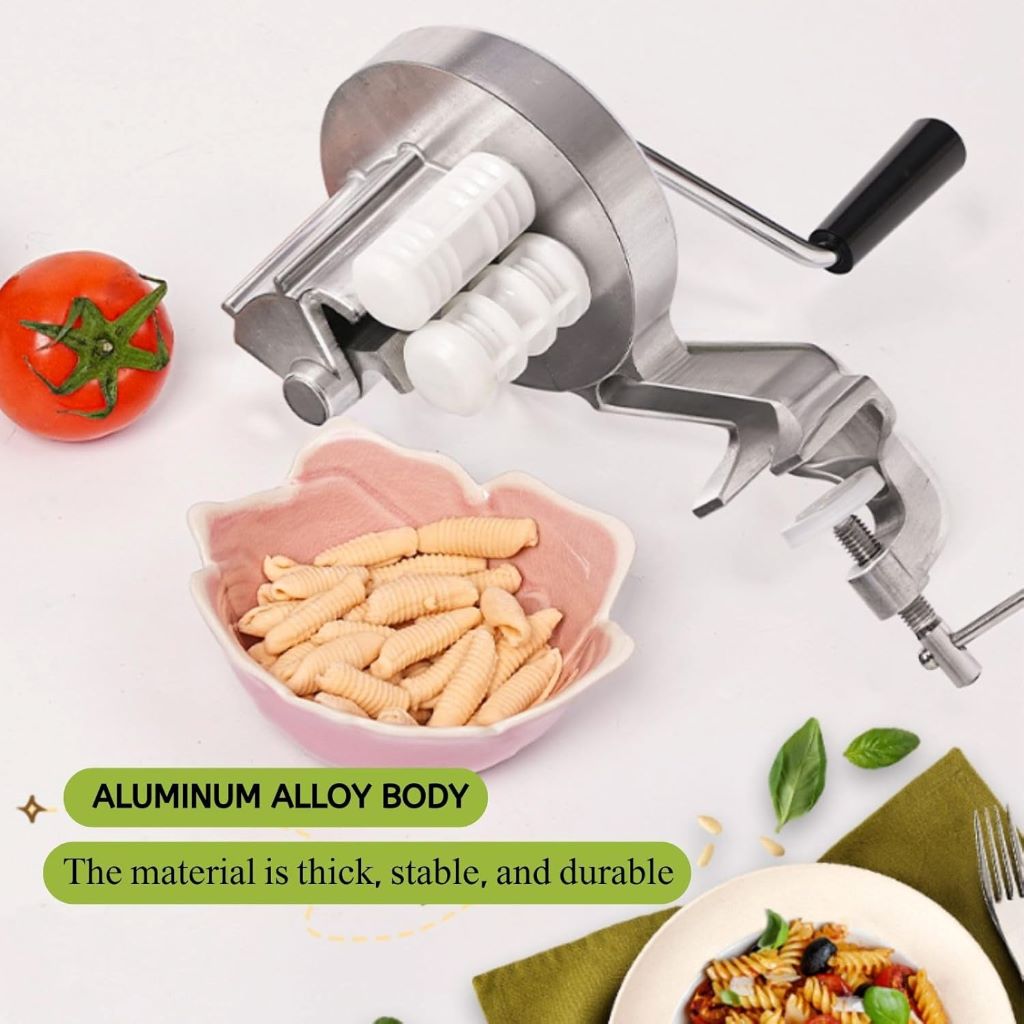Authentic cavatelli and shell pasta made easy with Bangminda pasta maker set.