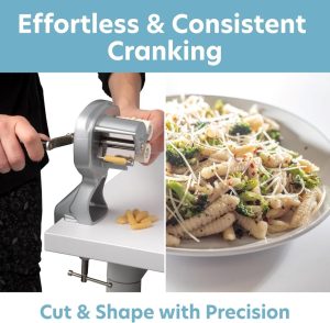 Homemade pasta shells and gnocchi made with CucinaPro Cavatelli Maker