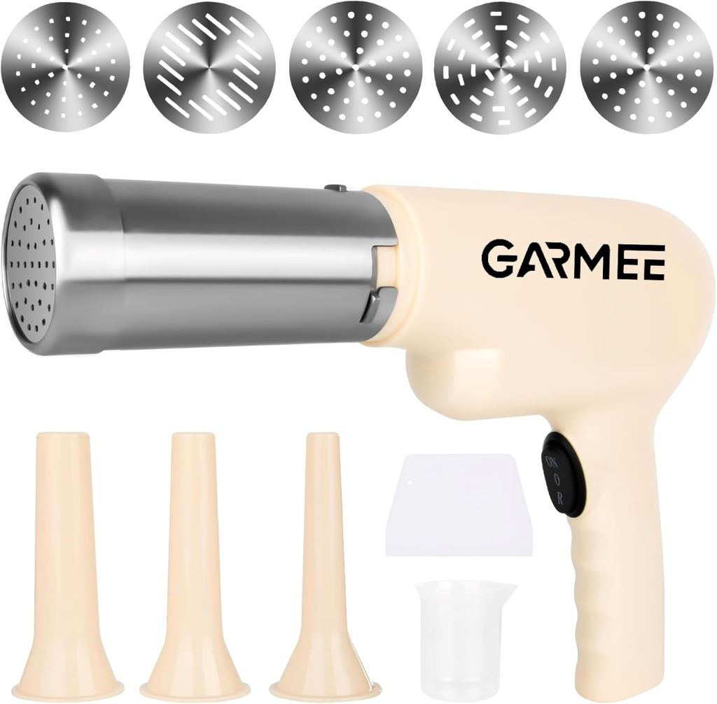 Automatic GARMEE noodle and spaghetti machine for easy pasta making.