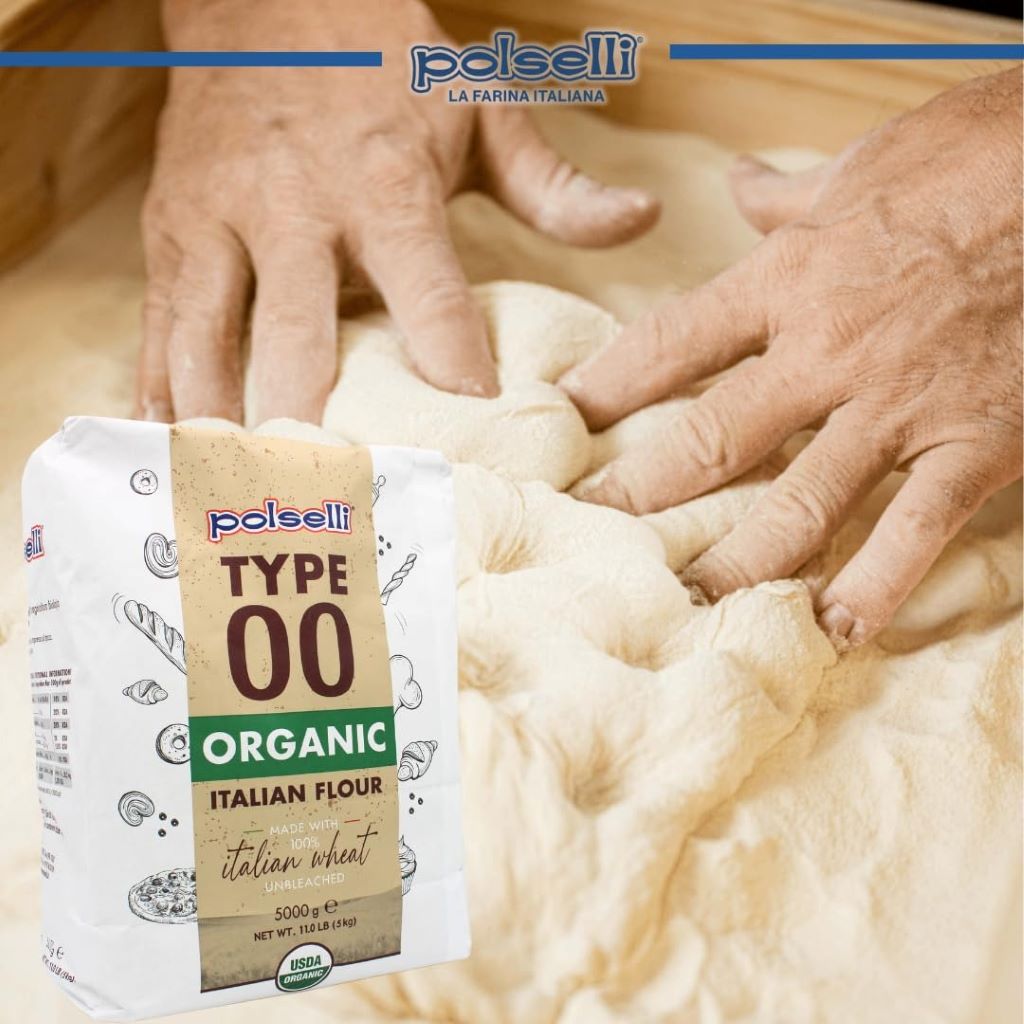 POLSELLI OO extra fine flour, perfect for authentic Neapolitan pizza and pasta.