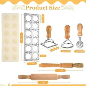 Complete pasta making kit by Hushee, including stainless steel noodle maker and pasta accessories.