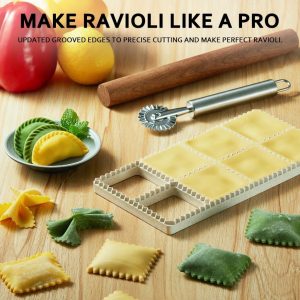 From dough to delicious – craft perfect ravioli & empanadas in minutes.