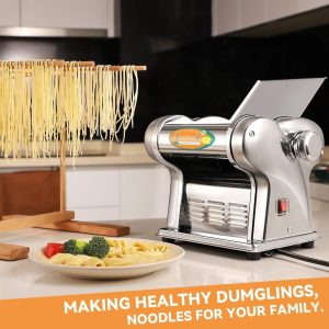 Stainless steel Newhai pasta machine rolling spaghetti and flat noodles