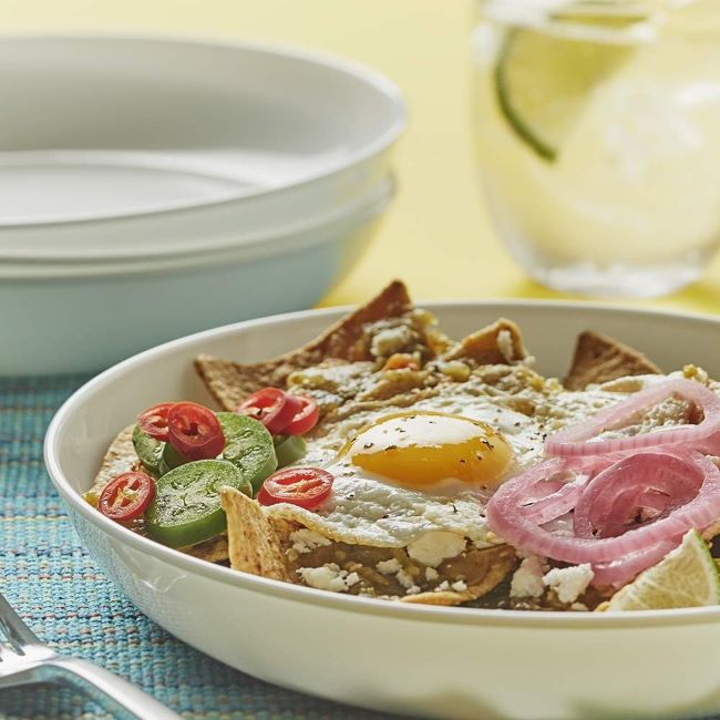 Set of four Corelle Versa bowls, compact, microwave and dishwasher safe, perfect for modern kitchens.