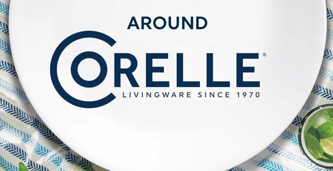 Eco-friendly, durable Corelle Versa bowls for pasta, salad, and more, neatly stackable for easy storage.