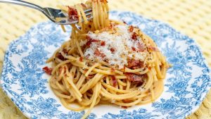 Assorted international pasta dishes showcasing flavors from around the world.