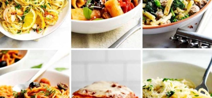 Variety of global pasta dishes showcasing flavors from every corner of the world.