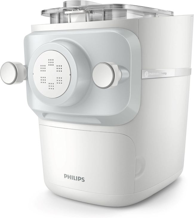 Philips 7000 Series pasta maker with ProExtrude technology, 8 shaping discs and automatic mixing, white model HR2660/03.
