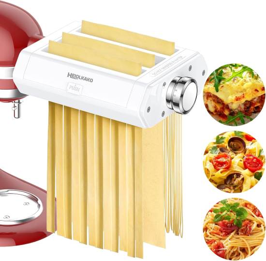 Heiolkako Pasta Attachment for KitchenAid Stand Mixer