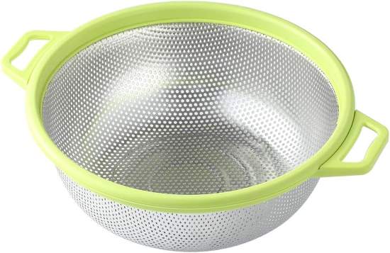 HiramWare Stainless Steel Colander 5 Quart