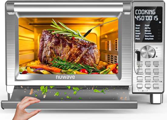 Nuwave Bravo XL Pro Smart Oven, multi layer cooking flexibility