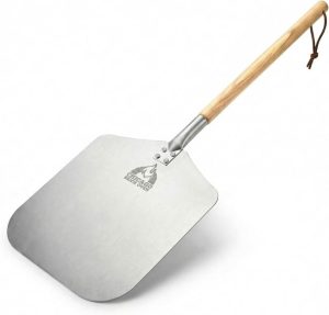 Chicago Brick Oven pizza peel with detachable handle for outdoor pizza ovens