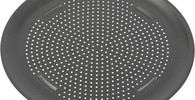 GoodCook AirPerfect insulated pizza pan with perforated nonstick surface for crisp crusts