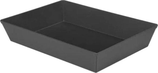 Lloyd Pans 10×14-inch rectangular pizza pan producing crispy edges and a thick Detroit-style crust