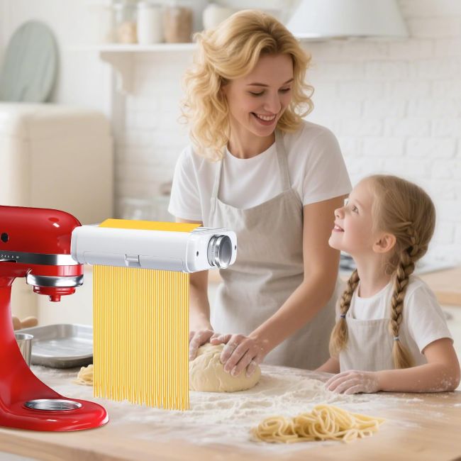 NEWSETS pasta roller and cutter set for Oklahoma kitchens