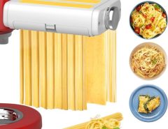 NEWSETS 3-in-1 Pasta Maker Attachment roller and cutter