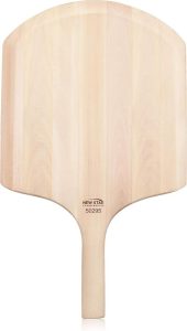 New Star Foodservice 16-inch wooden pizza peel for transferring homemade pizzas from oven to table