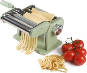 Sur La Table manual pasta maker with stainless steel design in New York