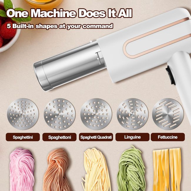 Bestery electric pasta maker for homemade noodles and pasta