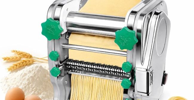 HESMAX Commercial Electric Pasta Maker with adjustable settings