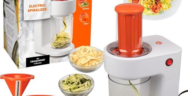 MasterChef Electric Spiralizer for vegetable preparation