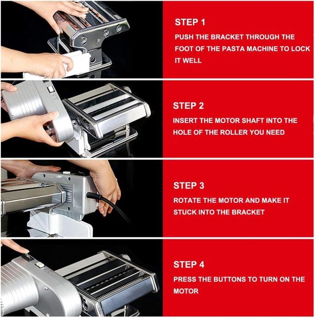 Shule Electric Pasta Maker with convenient pasta-making design